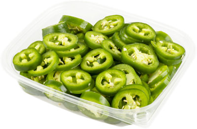 Fresh Cut Sliced Jalapeno Peppers 8 Oz - 8 OZ - Image 1