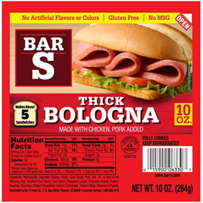 Bar S Thick Bologna - 10 OZ - Image 3