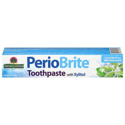 Natures Answer Toothpaste Periobrite Wintermint - 4 OZ - Image 1