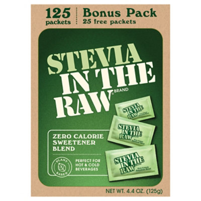Stevia In The Raw Zero Calorie Sweetener Bonus Pack - 125 Count - Image 2
