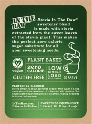 Stevia In The Raw Zero Calorie Sweetener Bonus Pack - 125 Count - Image 5