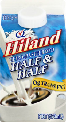 Hiland Dairy Half & Half - 16 Oz - Image 2