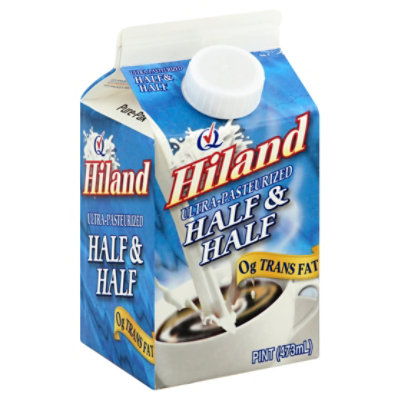 Hiland Dairy Half & Half - 16 Oz - Image 1