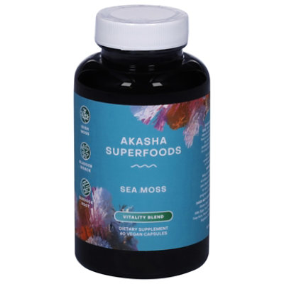 Akasha Superfoods Sea Moss Bitality Blend - 60 CT - Image 3