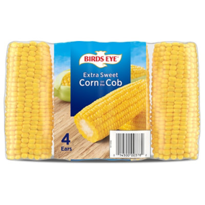 Birds Eye Extra Sweet Corn On The Cob - 4 Count