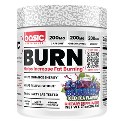 Basic Supps Burn Blueberry Iced Tea - 7.1 OZ - Image 1