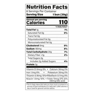 Old Home Hot Dog Buns 8 count - 12 Oz - Image 3