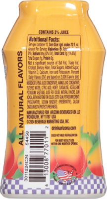 Arizona Mucho Mango Fruit Juice Liquid Water Enhancer Can - 1.6 Oz. - Image 6