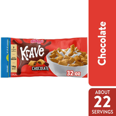 Kelloggs Krave Bag Cereal - 32 OZ - Image 1