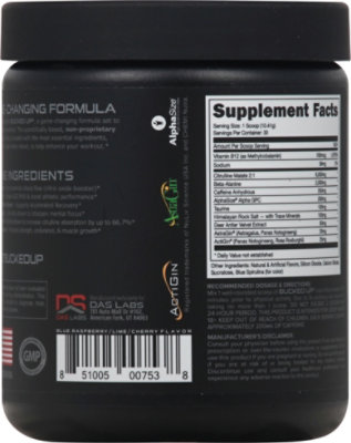 Bucked Up Rocket Pop Pre Workout Powder Mix - 11 Oz - Image 5