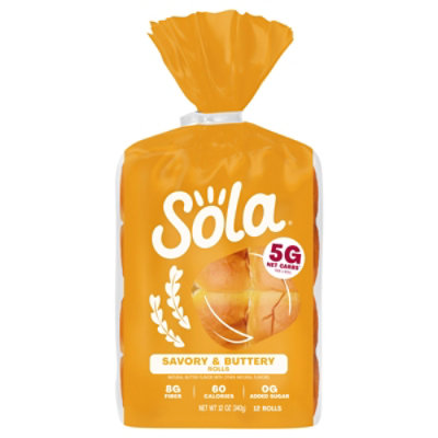 Sola Rolls Savory Butter 12pc - 12 OZ - Image 1