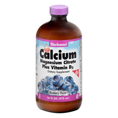Liquid Calcium Magnesium Citrate Blbry - 16 OZ - Image 3
