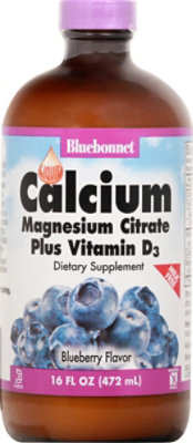 Liquid Calcium Magnesium Citrate Blbry - 16 OZ - Image 2