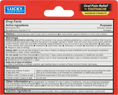 Lucky Super Soft Toothache Oral Pain Relief Gel - 0.5 Oz - Image 5