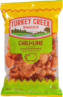 Turkey Creek Chili-Lime Flavored Chicharrones - 4 Oz - Image 2