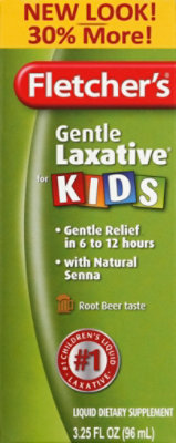 Fletcher’s Gentle Root Beer Taste Kids Laxative - 3.25 Fl. Oz. - Image 2