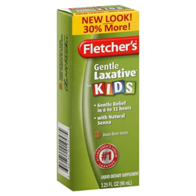 Fletcher’s Gentle Root Beer Taste Kids Laxative - 3.25 Fl. Oz. - Image 1