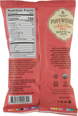 Puffworks Baby Organic Puffs Strawberry Peanut Butter And Jelly - 1.20 Oz - Image 6