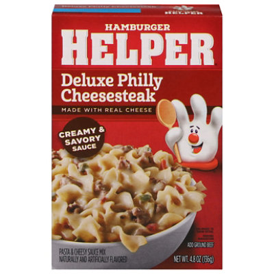 Hamburger Helper Deluxe Philly Cheesesteak Pasta & Cheesy Sauce Mix - 4.8 Oz - Image 3