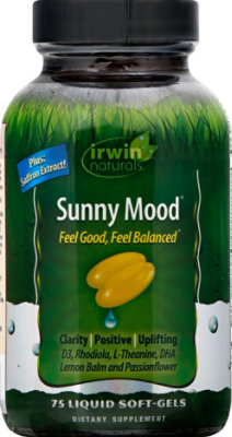 Irwin Naturals Sunny Mood - 75 CT - Image 2