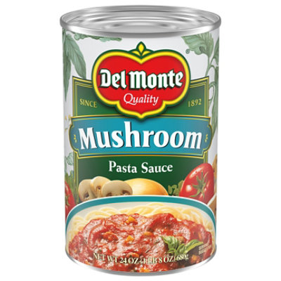 Del Monte Mushroom Pasta Sauce Can - 24 Oz - Image 2