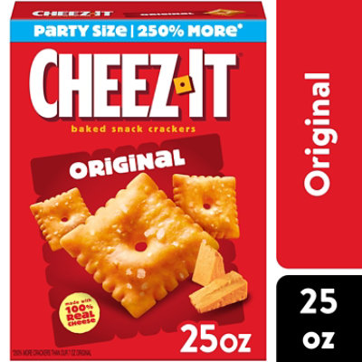 Cheez-It Original Baked Snack Crackers - 25 Oz - Image 1