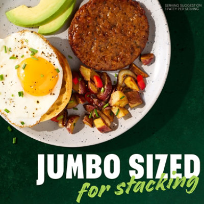 MorningStar Farms Jumbo Breakfast Vegan Sausage Patties - 11.8 Oz - Image 3