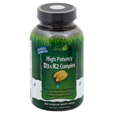 Irwin Hgh Ptncy D3 & K2 Cmplx - 60 CT - Image 1