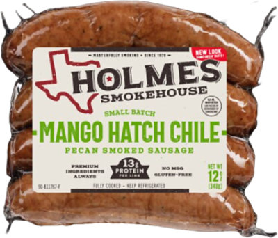 Holmes Links Mango/hatch Chili Sausage Links - 12 OZ - Image 1