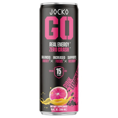 Jocko Fuel Go Pink Lemonade - 12 OZ - Image 2