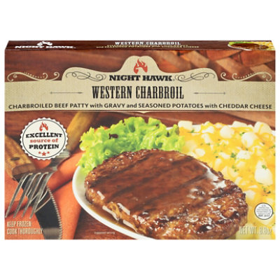 Night Hawk Western Charbroil Beef Patty Meal - 8.8 Oz - Image 2