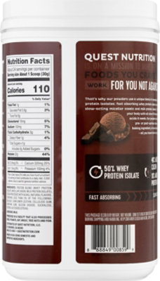 Quest Chocolate Milkshake Protein Powder - 25.6 Oz - Image 6