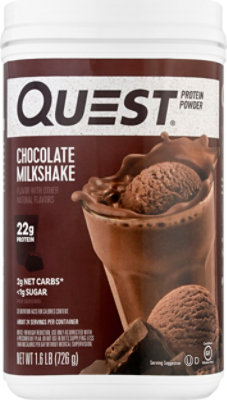Quest Chocolate Milkshake Protein Powder - 25.6 Oz - Image 2