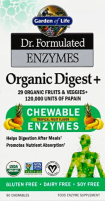 Garden Of Life Dr Formulated Enzymes Organic Digest - 90 CT - Image 2
