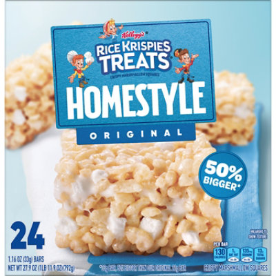 Kellogg's Original Rice Crispies Treats Homestyle Crispy Marshmallow Squares - 27.9 Oz - Image 6