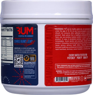 Cbum Essential Pre Wrkt Red White N Bum - 13.8 OZ - Image 5