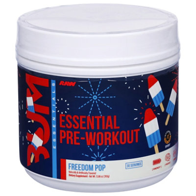 Cbum Essential Pre Wrkt Red White N Bum - 13.8 OZ - Image 1