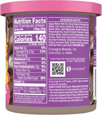 Duncan Hines Dolly Parton's Creamy Chocolate Frosting - 16 Oz - Image 5