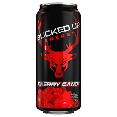 Bucked Up Cherry Candy Zero Sugar Energy Drink - 16 Fl. Oz. - Image 2