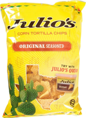 Julio's Original Seasoned Corn Tortilla Chips - 19 Oz - Image 2