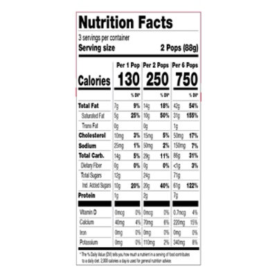 Goodpop Strawberry Shortcake Organic Gluten Free  Ice Cream Bars - 6 Count - Image 4