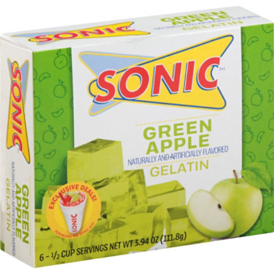 Sonic Green Apple Gelatin - 3.94 Oz - Image 1