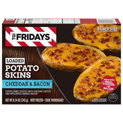 TGI Fridays Cheddar & Bacon Potato Skins - 8.5 Oz - Image 1