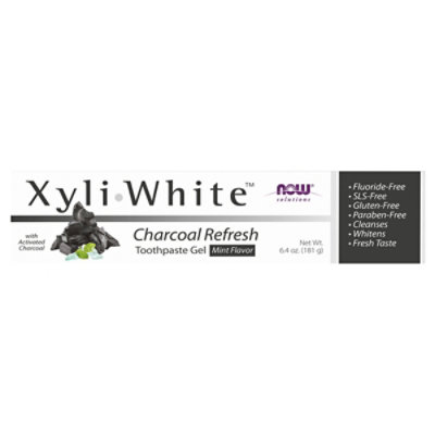 Now Xyliwhite Charcoal Refresh Toothpaste - 6.4 OZ - Image 1