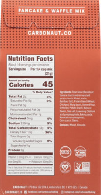 Carbonaut Plant Based Pancake & Waffle Mix - 10 Oz - Image 5