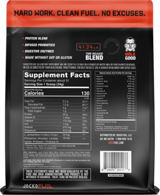 Jocko Fuel Protein Powder Chocolate Peanut Butter - 36.8 OZ - Image 5