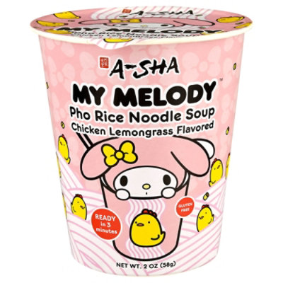 A-sha Soup Noodle Chicken Lemongrass Hello Kitty - 2OZ - Image 2