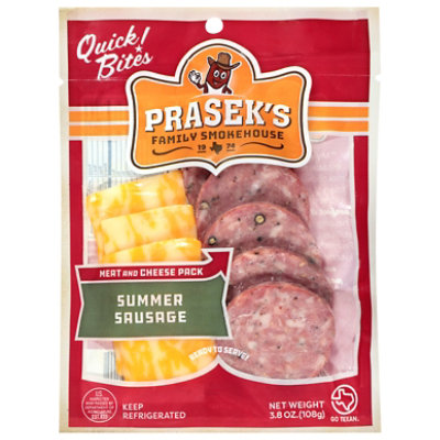 Summer Sausage And Cheese Quick Bites - 3.80 OZ - Image 1
