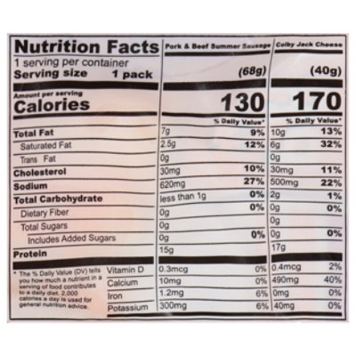 Summer Sausage And Cheese Quick Bites - 3.80 OZ - Image 3