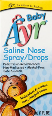 Ayr Babys Saline Nose Spray Drops - 1 OZ - Image 2